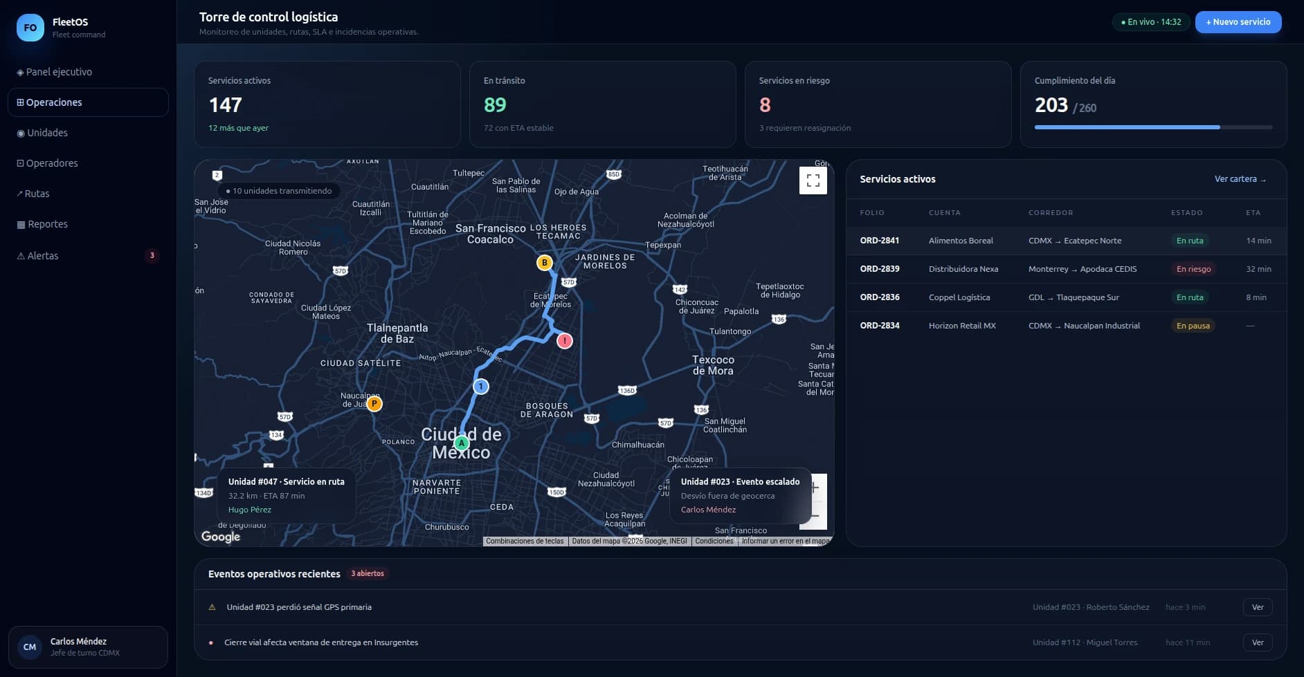 Fleet Management - solución 1