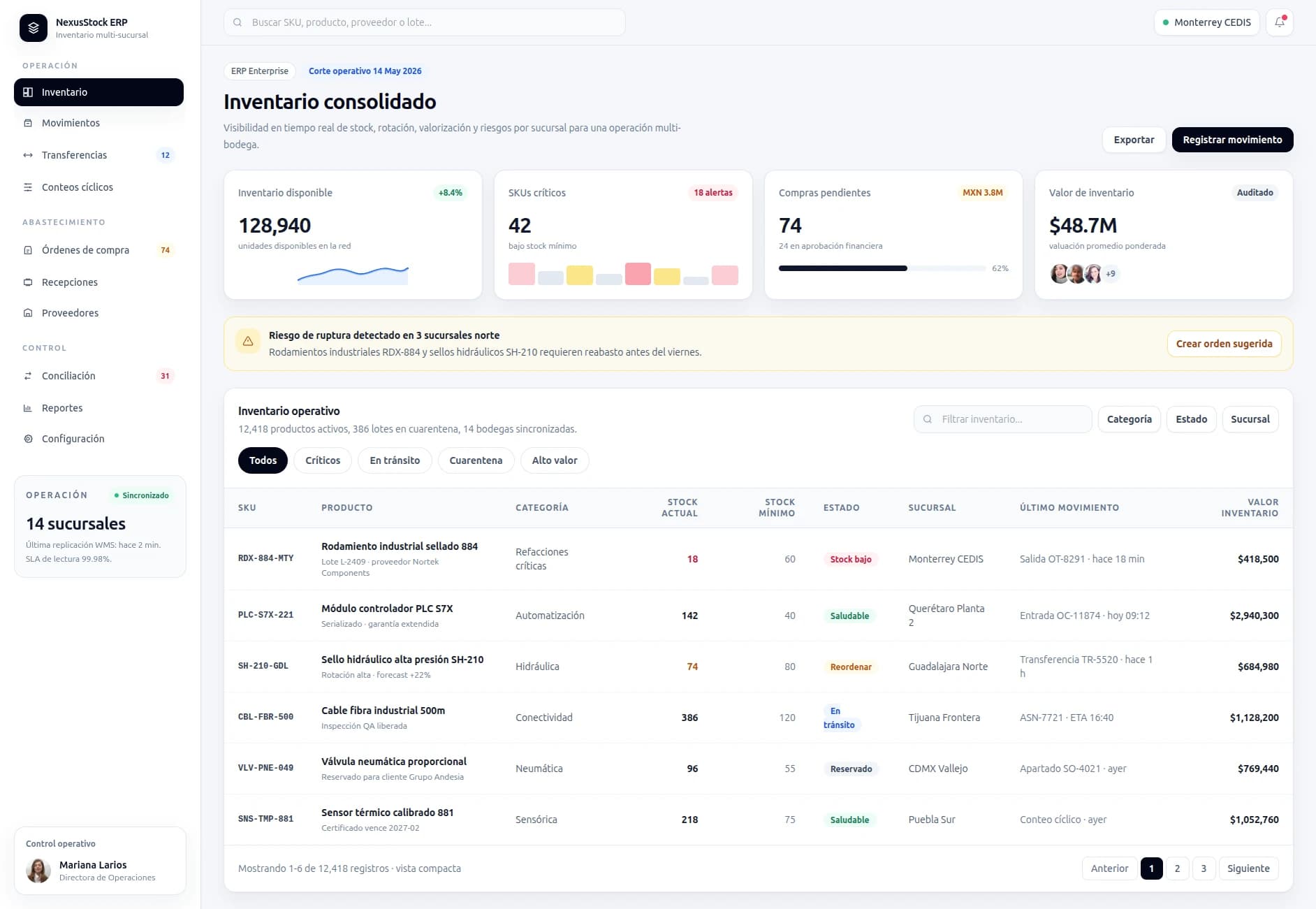 NexusStock ERP